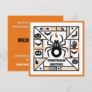 spooktacular halloween invitation