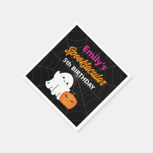 Spooktacular Halloween Kids Birthday Party Napkin