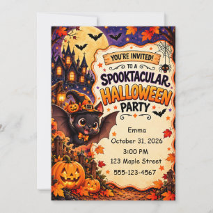 Spooktacular Halloween Party Invitation