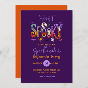 Spooktacular Halloween Party Invitation