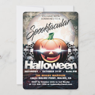 Spooktacular Halloween Party Invitation