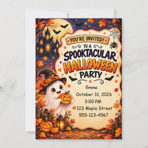 Spooktacular Halloween Party Invitation