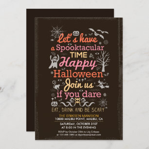 Spooktacular Halloween Party Invitation