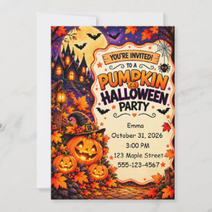 Spooktacular Halloween Party Invitation