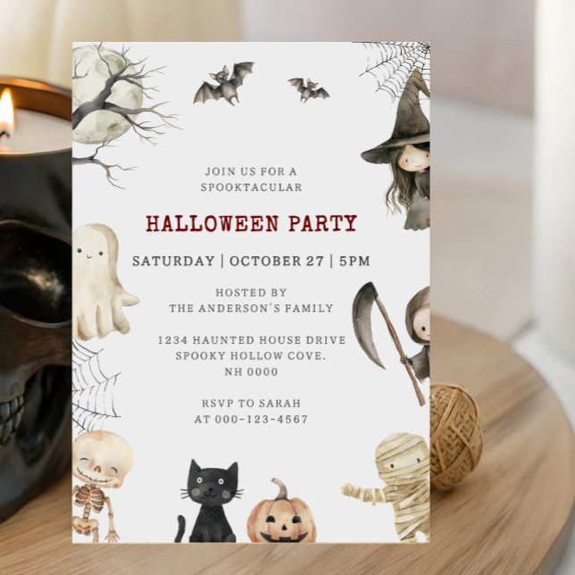 Spooktacular Halloween Party Invitation (Creator Uploaded)