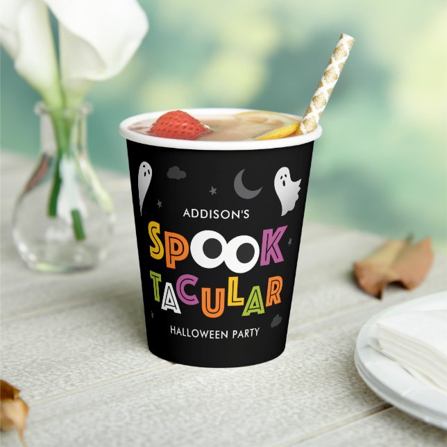 Spooktacular Halloween Party Paper Cup (Insitu)