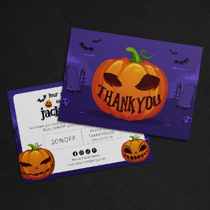 Spooktacular Halloween Pumpkin-Spiced Thank You