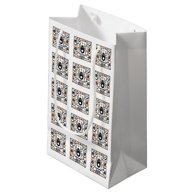 spooktacular halloween small gift bag (Front Angled)