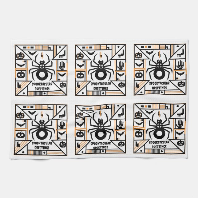 spooktacular halloween tea towel (Horizontal)