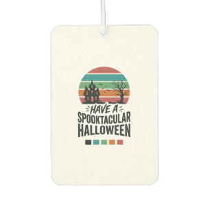 Spooktacular Halloween Vintage Engraving Shirt Des Car Air Freshener