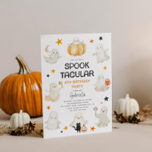 Spooktacular Kids Birthday Party Friendly Ghosts