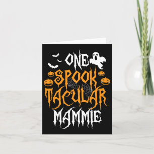 Spooktacular Mammie Mother Matching Family Hallowe Card