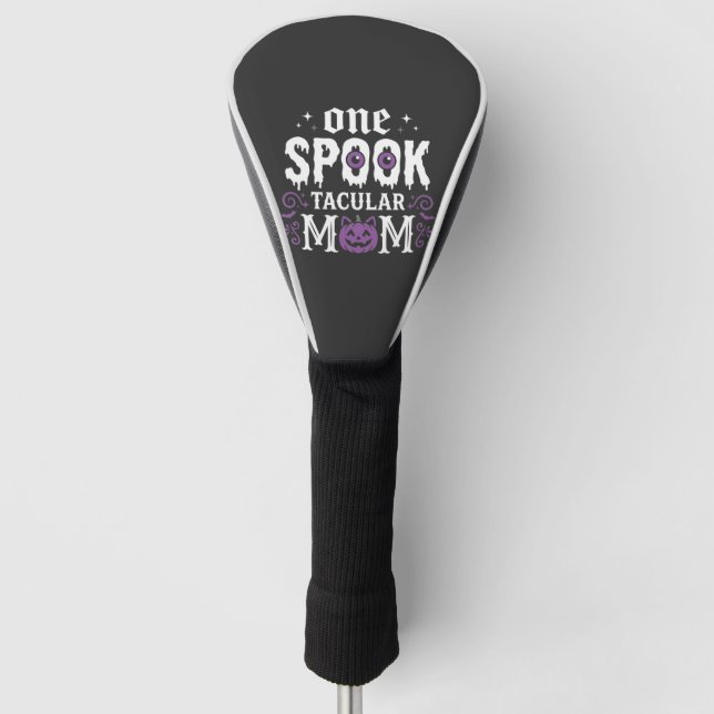 Spooktacular Mum Halloween Design_1 Golf Head Cover (Front)