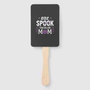 Spooktacular Mum Halloween Design_1 Hand Fan