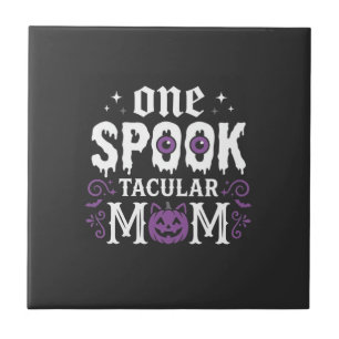 Spooktacular Mum Halloween Design_1 Tile