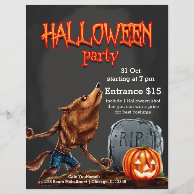 Spooktacular night flyer (Front)