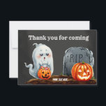 Spooktacular night thank you card<br><div class="desc">Available in different products.  Did you know that you can transfer this design to any products that you want by yourself. If you don't know how,   please check my post to see how to do:  www.giftforallseason.com/blog/new-option-at-zazzle-store</div>