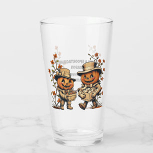 Spooktacular Pumpkin Pals Halloween Glass