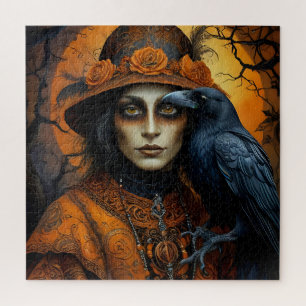 Spooktacular scary Halloween Animals in Disguise Jigsaw Puzzle