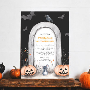 Spooktacular spooky Halloween Party Invitation