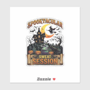 Spooktacular Sweat Session Haunted House Witch Cau