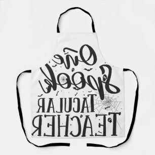 Spooktacular Teacher - Funny Teacher Halloween Apron