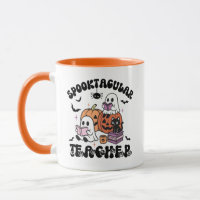 Spooktacular Teacher Halloween– Cute Ghosts & Book