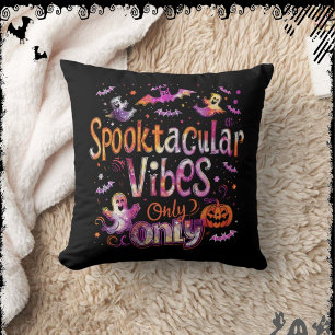 Spooktacular Vibes Only   ExDesigner   Halloween Cushion