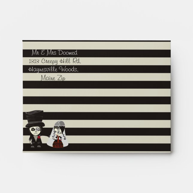 Spooktacular Wedding Thanks Envelopes (Front)