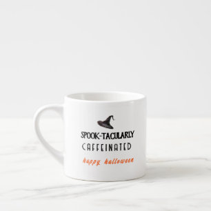 Spooktacularly Caffeinated Halloween Espresso Cup