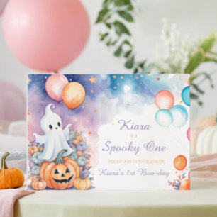 Spooky 1st Boo-Day Birthday Invitation