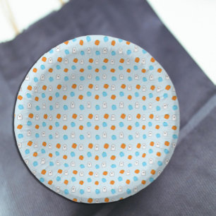Spooky 4th Birthday Paper Plate