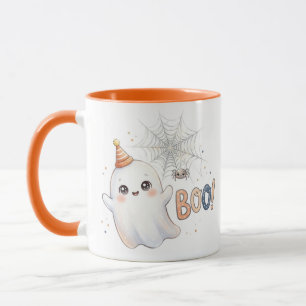Spooky adorable little ghost. Boo! Mug