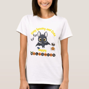 Spooky And Cute Halloween Bat T-Shirt