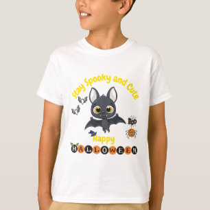 Spooky And Cute Halloween Bat T-Shirt