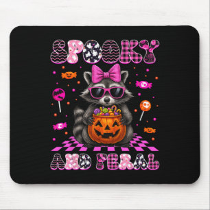 Spooky And Feral Cute Racoon Halloween Costumes W Mouse Mat