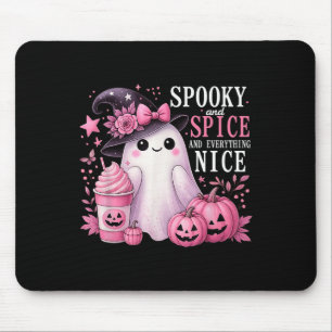 Spooky And Spice And Everything Nice Halloween Pin Mouse Mat