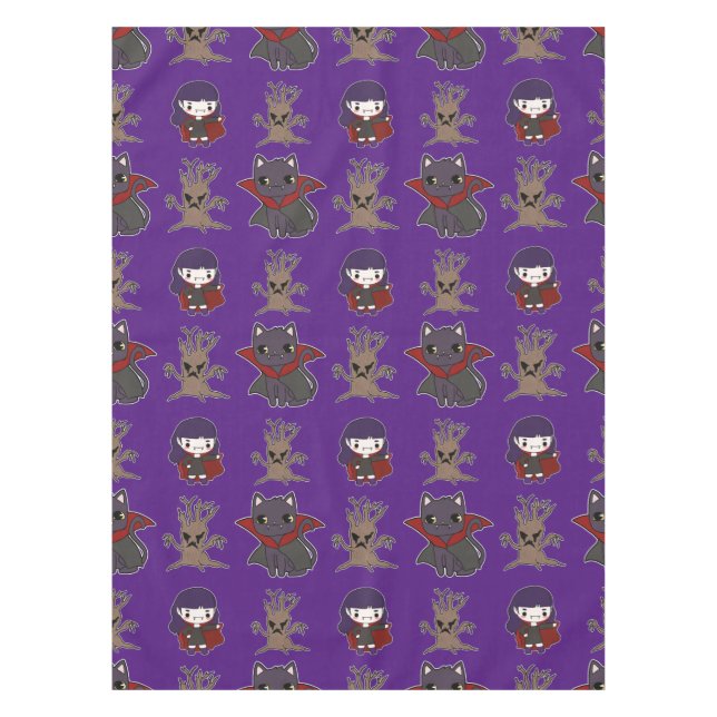 Spooky Anime Tablecloth (Front)