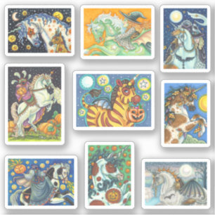 SPOOKY ASSORTED HALLOWEEN HORSE & UNICORN