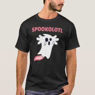 Spooky Axolotl Lovers Cute Animals For Halloween T-Shirt