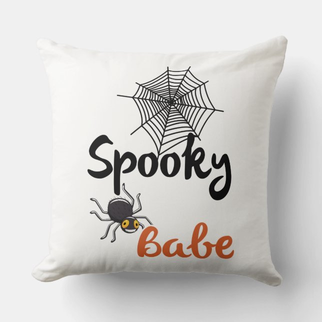 Spooky Babe Cushion (Front)
