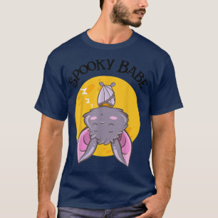 Spooky Babe Cute Halloween Bat, Trick Or Treat Cos T-Shirt