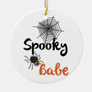 Spooky Babe – Cute Halloween Design Ceramic Tree Decoration