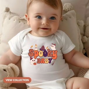 Spooky Baby Halloween Mummy and Me Matching Bodysuit