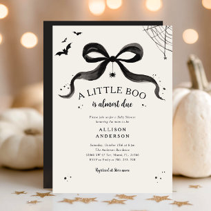 Spooky Baby Shower Halloween Invitation