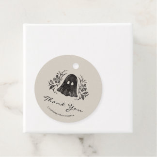Spooky Baby Shower Thank You Favour Tags