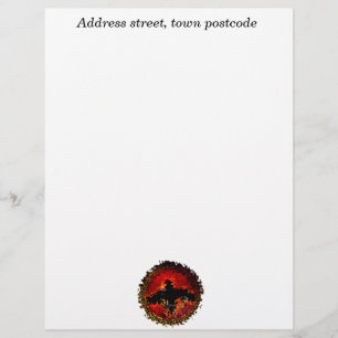 Spooky Bat Personalised Letterhead