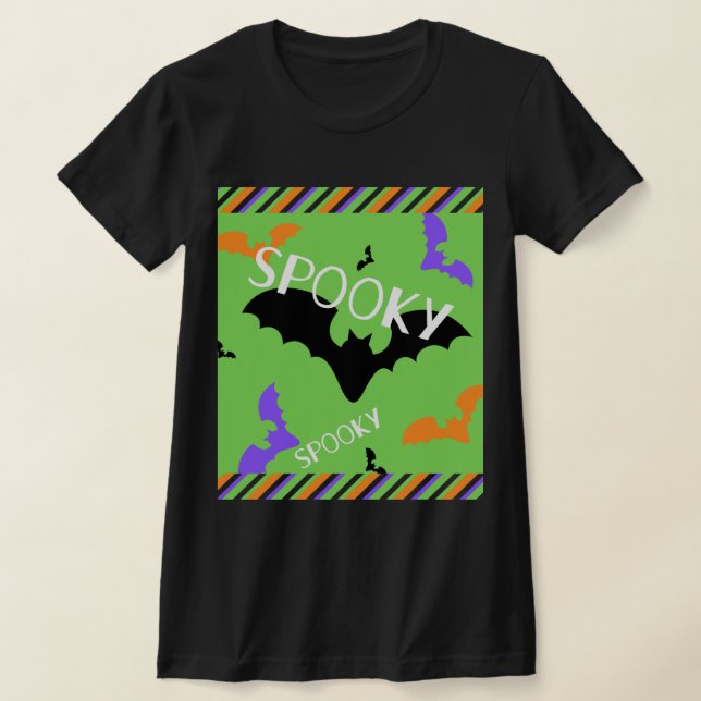 Spooky Bat T-Shirt (Laydown)