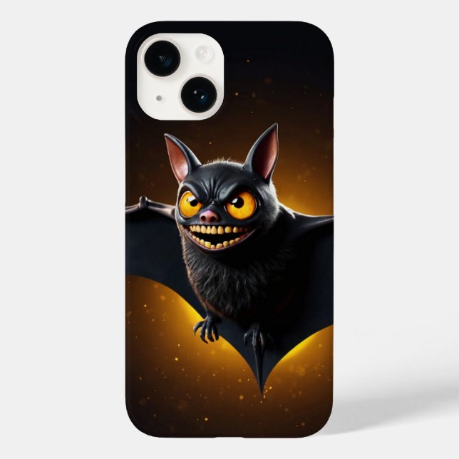 Spooky Bat with Glowing Eyes Case-Mate iPhone Case (Back)