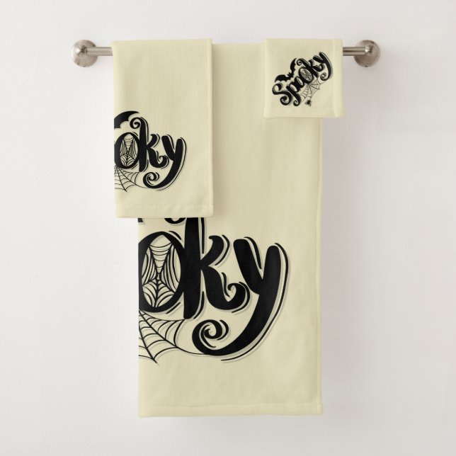 Spooky Bath Towel Set (Insitu)